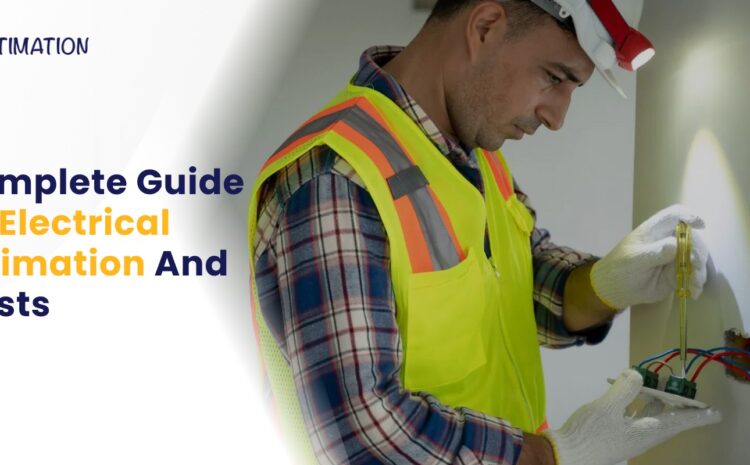 Electrician performing wiring inspection for electrical estimation by EZ Estimation